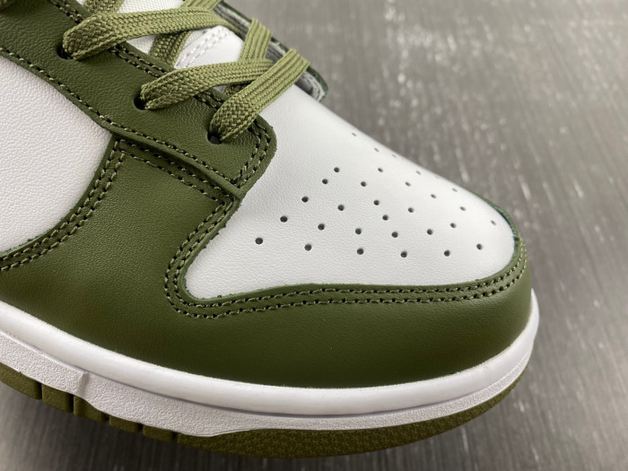 nike dunk low medium olive  - dd1503-120