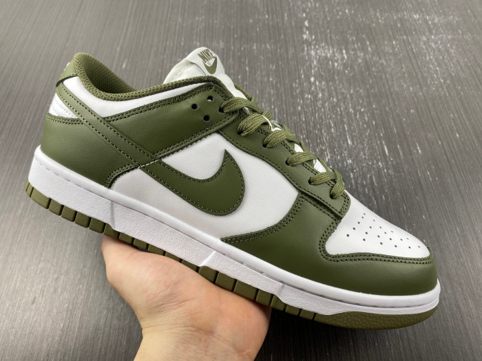 nike dunk low medium olive  - dd1503-120