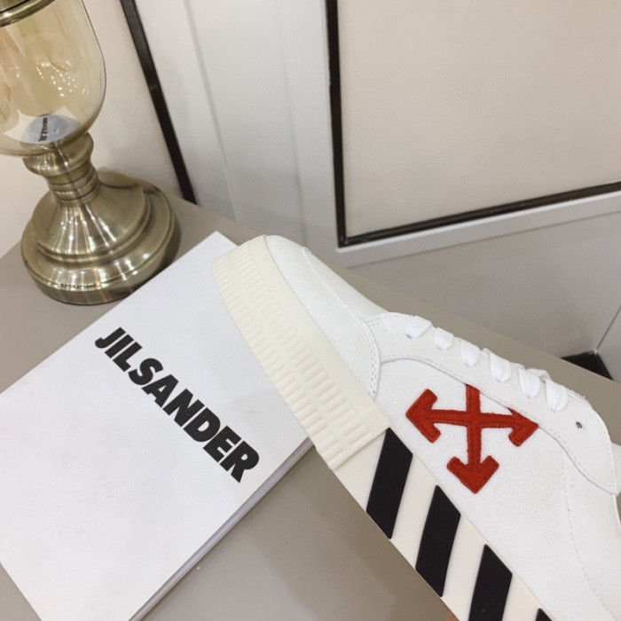 ofw calfskin vulcanized low sneakers