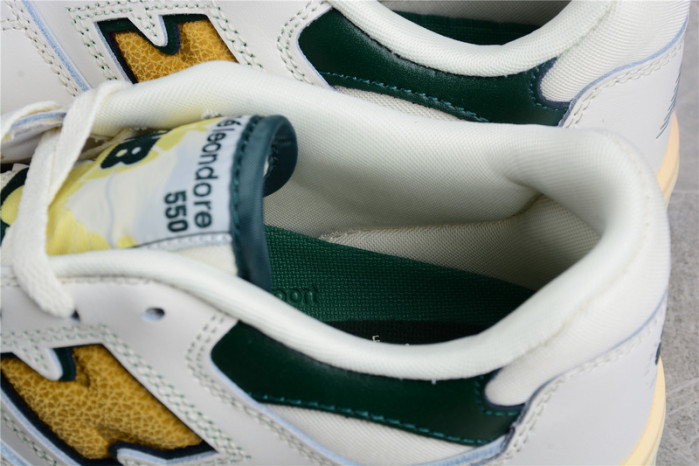 new balance 550 aime leon dore natural green bb550a2