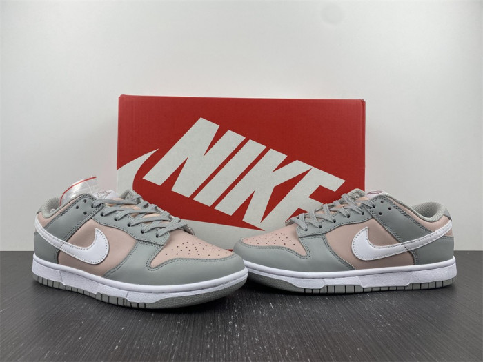 nike dunk low pink oxford (w) - dm8329-600