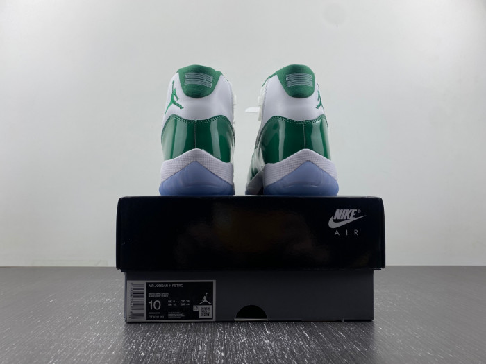 air jordan 11 retro white and green ct8012-113