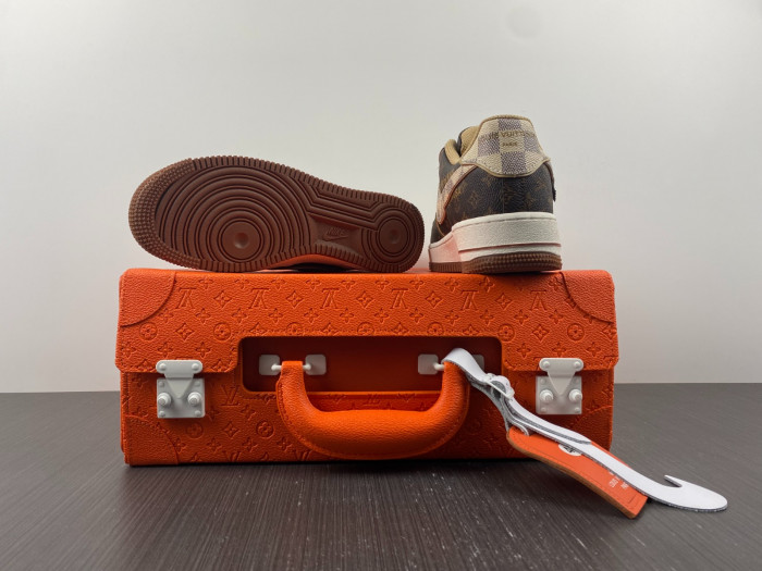 l0vt nike air force 1  with orange case 6a8pyl-001