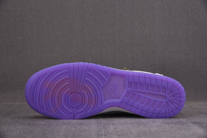 union nike dunk low purple gold dj9649-500