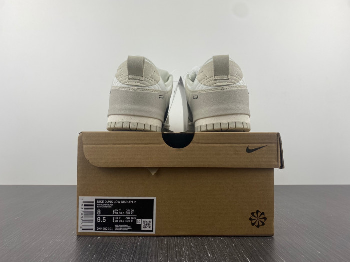 nike dunk low disrupt 2 “pale ivory”dh4402-101
