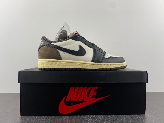 travis scott x air jordan 1 low dark mocha black cq4277-105