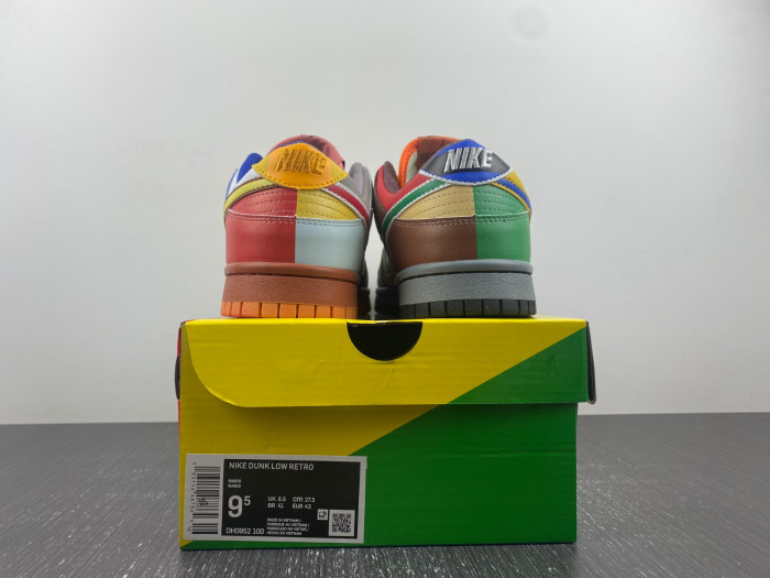 nike dunk low free 99 white - dh0952-100