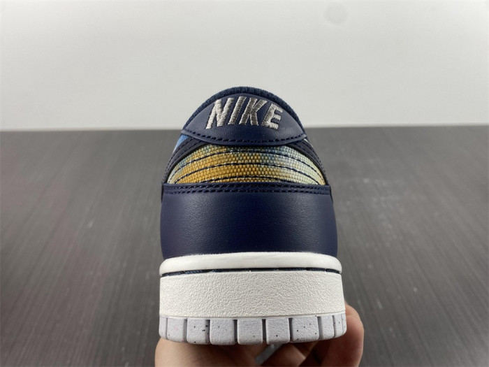 nike dunk low graffiti navy - dm0108-400