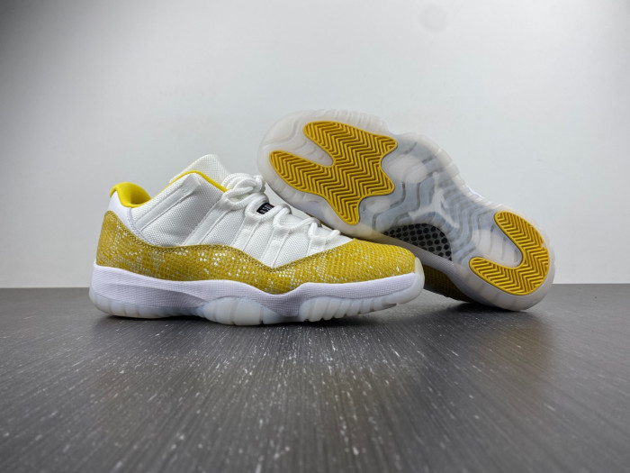 air jordan 11 low “yellow snakeskin”  ah7860-107