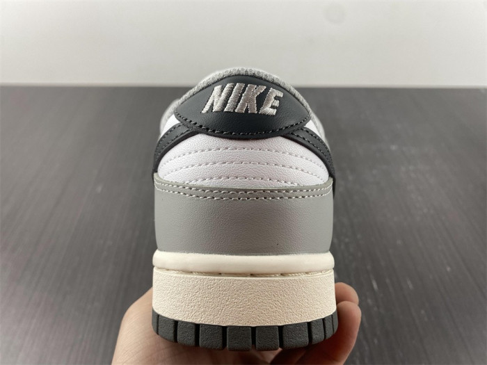 nike dunk low light smoke grey  - dd1503-117