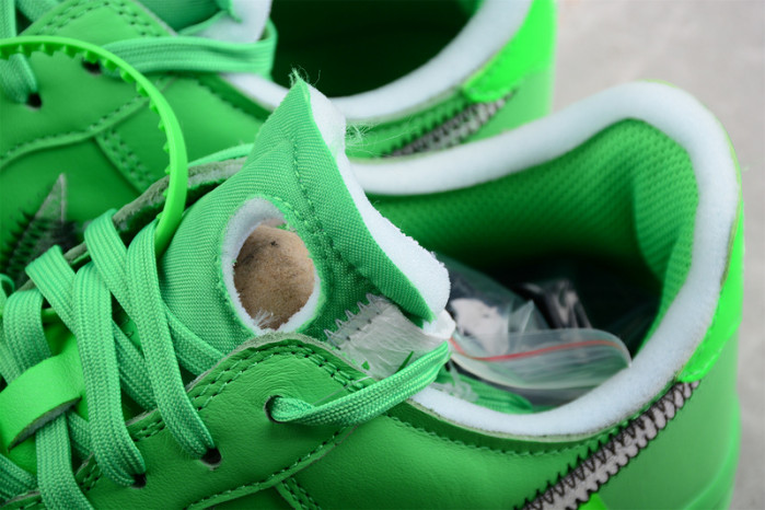 ofw x nike air force 1 low light green spark dx1419-300