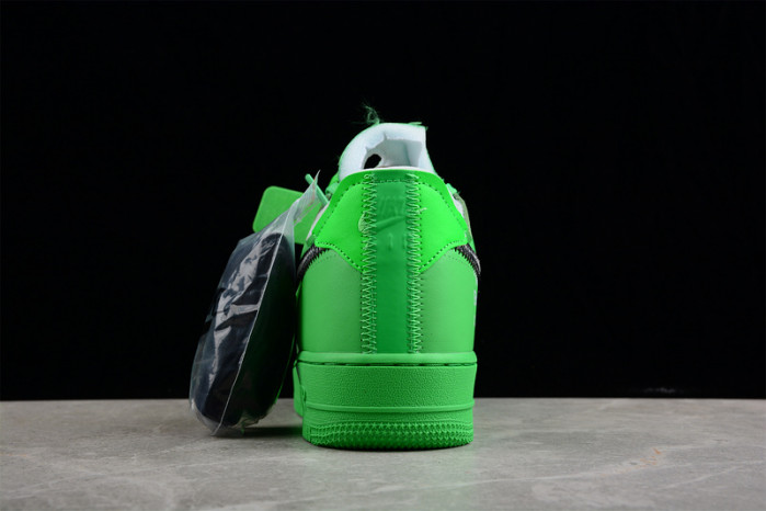 ofw x nike air force 1 low light green spark dx1419-300