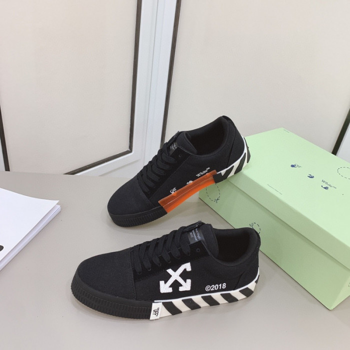 ofw calfskin vulcanized low sneakers