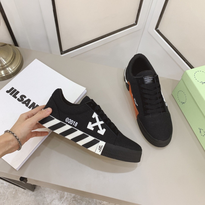 ofw calfskin vulcanized low sneakers