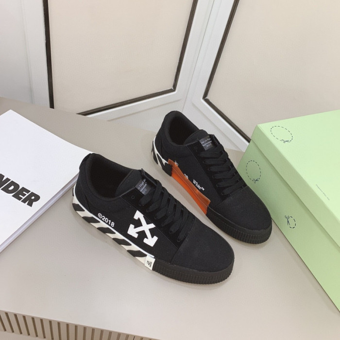 ofw calfskin vulcanized low sneakers