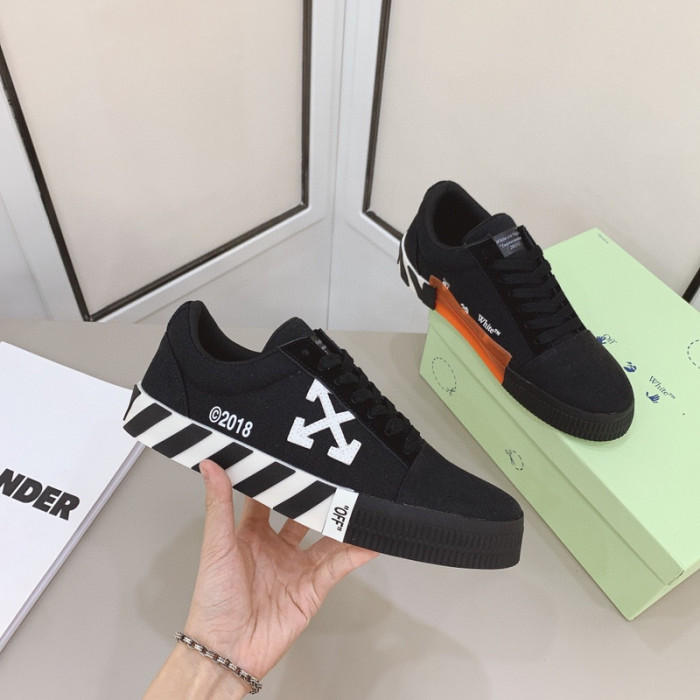 ofw calfskin vulcanized low sneakers