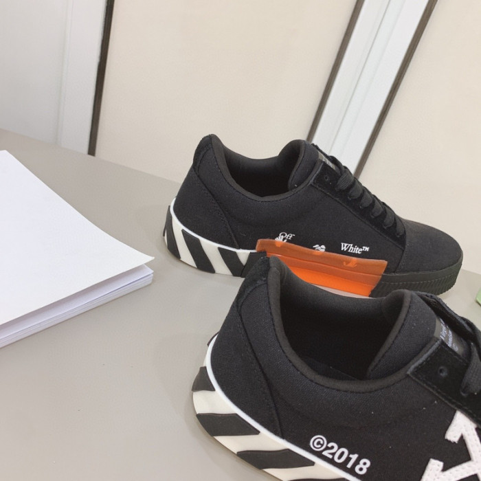 ofw calfskin vulcanized low sneakers