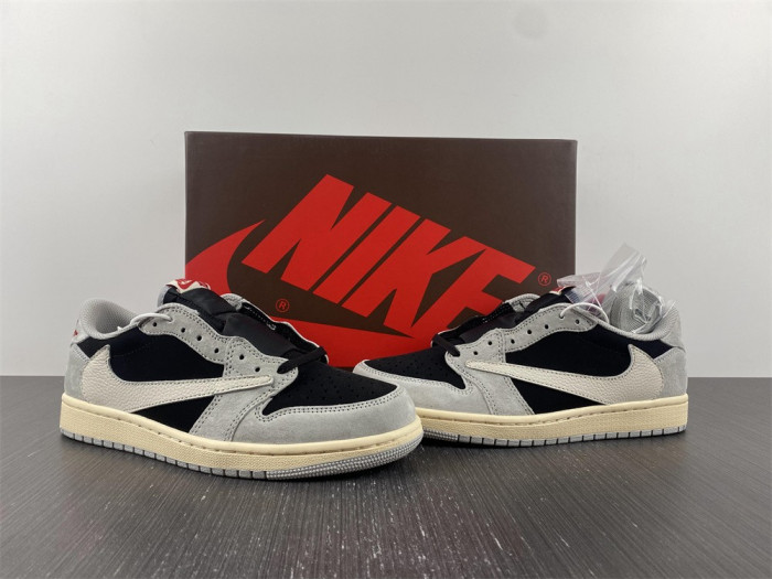 travis scott x air jordan 1 low og grey black dm7866-010
