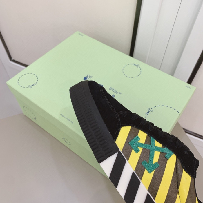 ofw calfskin vulcanized low sneakers