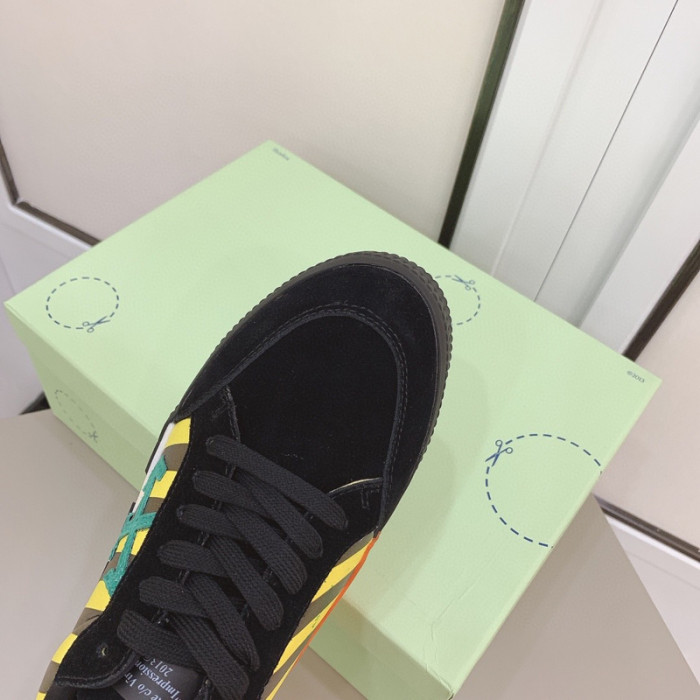 ofw calfskin vulcanized low sneakers