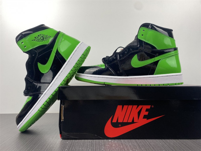 air jordan 1 high og “pine green”  patent leather555088-030
