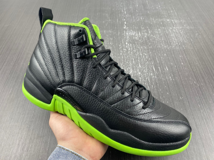 air jordan retro 12 black/green