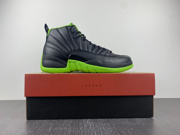 air jordan retro 12 black/green