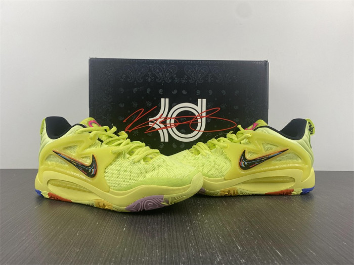 nike kd 15 xv ep "aimbot" volt black multi color dm1053-700
