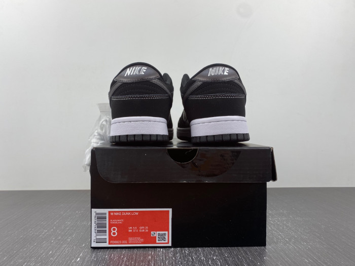 nike dunk low airbrush black- fd6923-001