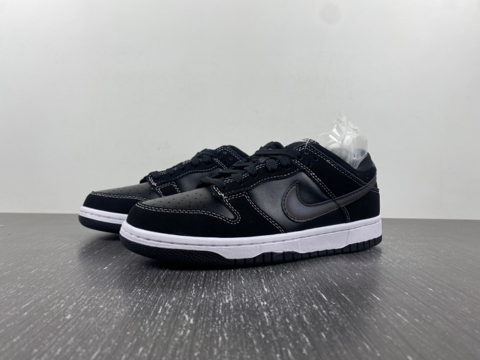 nike dunk low airbrush black- fd6923-001