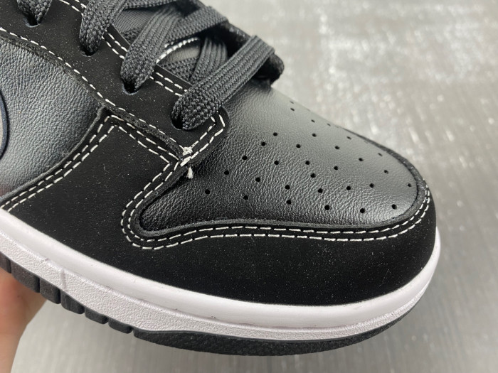 nike dunk low airbrush black- fd6923-001