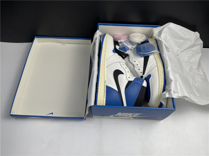 travis scott x fragment x air jordan 1 high og sp military blue dh3227-105 (with updated box)