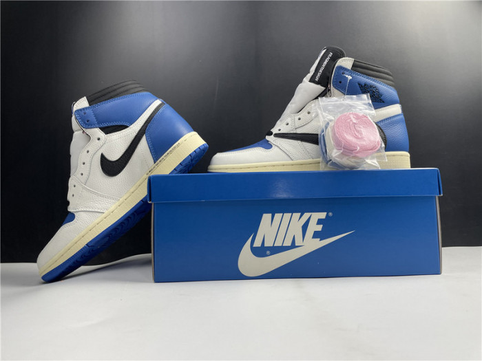 travis scott x fragment x air jordan 1 high og sp military blue dh3227-105 (with updated box)