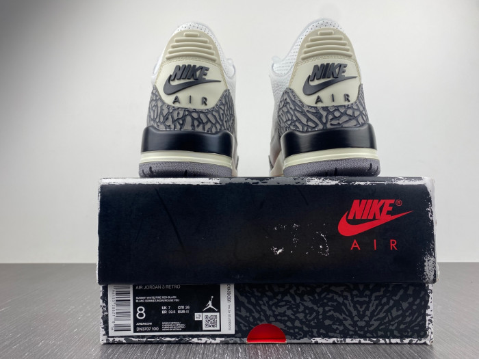 air jordan 3 “white cement reimagined” dn3707-100