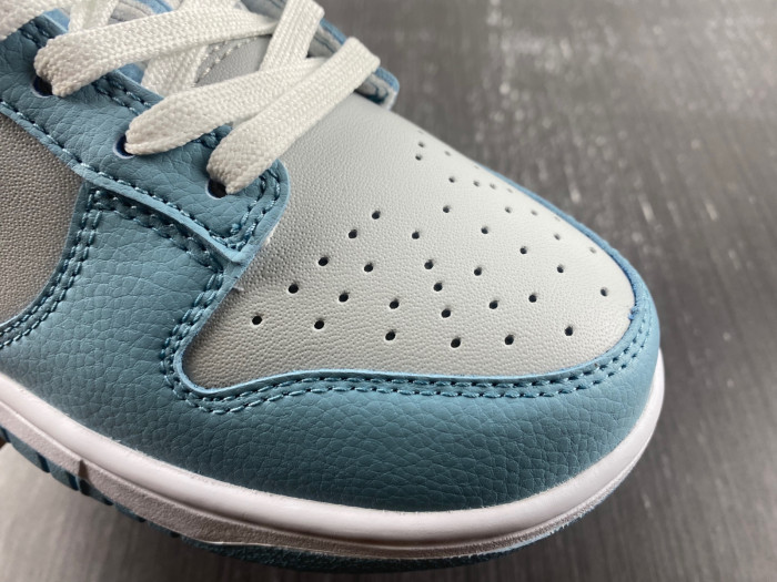 nike dunk low retro fleece  worn blue fb1871-011