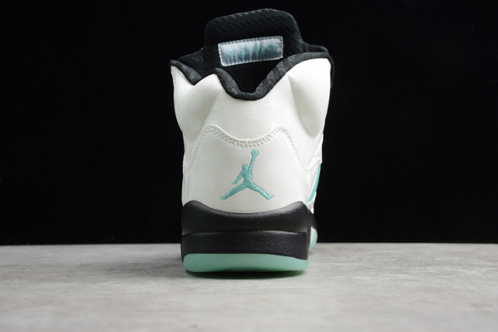 air jordan 5 retro island green  cn2932-100