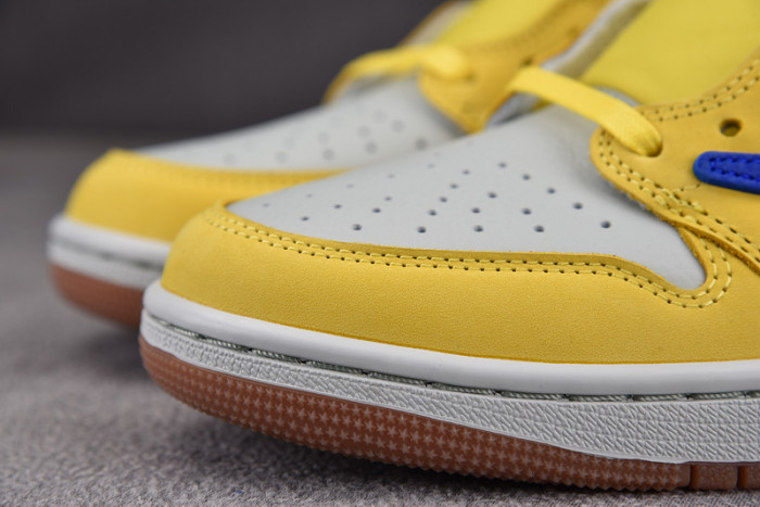 travis scott x air jordan 1 low og canary dz4137-700