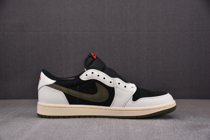travis scott x air jordan 1 low og olive dz4137-106