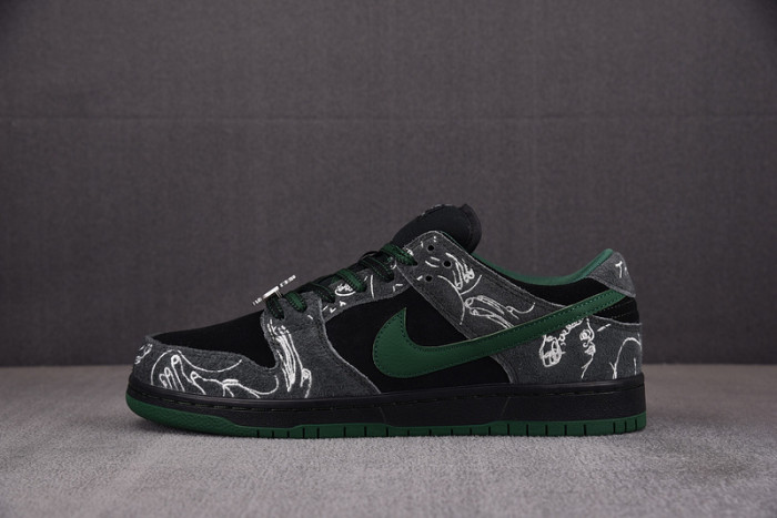 there skateboards x nike sb dunk low hf7743-001