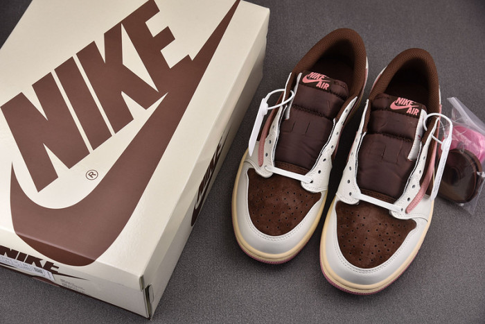 travis scott x air jordan 1 low og "dark pony" dz4137-206