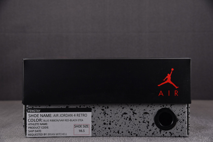 air jordan 4 retro eminem encore black/blue/grey
