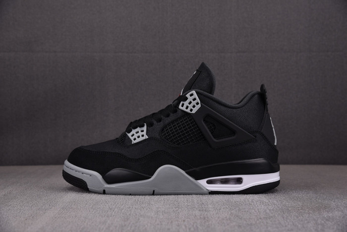 air jordan 4 "black canvas" dh7138-006