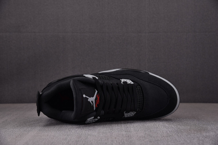 air jordan 4 "black canvas" dh7138-006
