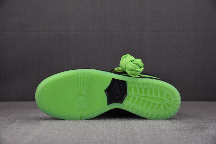 nike sb dunk low the powerpuff girls buttercup  fz8319-300