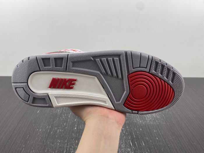 air jordan 3 og “fire red”diy love  dn3707-160
