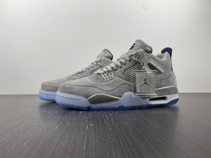 air jordan 4 retro pe grayness / white aj4-1043505