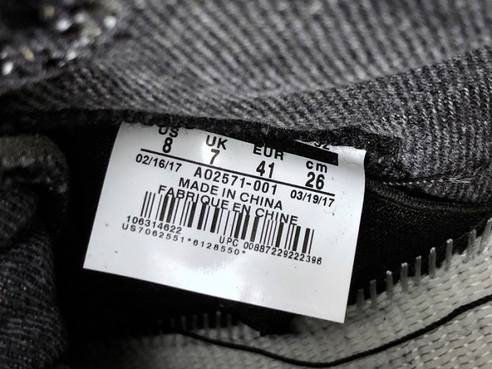 air jordan 4 retro L*v*s nrg  L*v*s - black denim ao2571-001