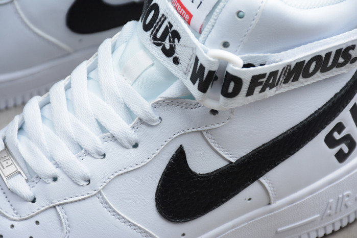 nike air force 1 one high hi white world famous 698696-100