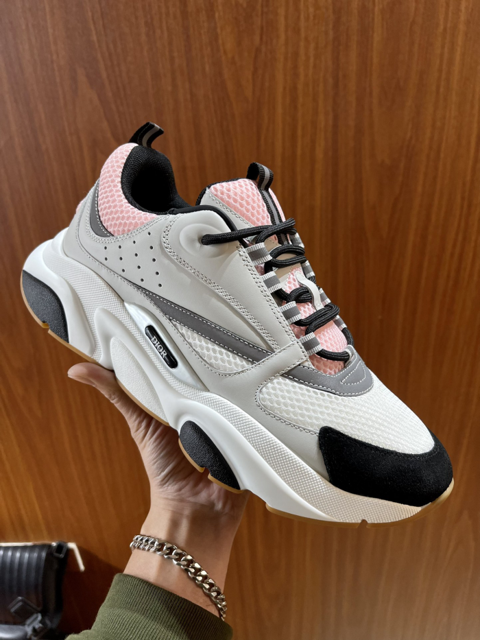 d10r homme b22 trainer sneaker（di0r b22 pale pink grey）