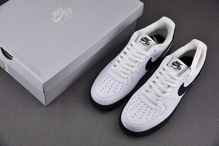 nike air force 1 low white black midsole - ck7663-101